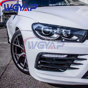 WGYAP Kit Carrosserie Luxe Style R pour Scirocco : Pare-chocs Avant, Lèvre Diffuseur, Jupes Latérales en Plastique, Amélioration <span class=keywords><strong>Auto</strong></span>, Neuf - Product Image 6