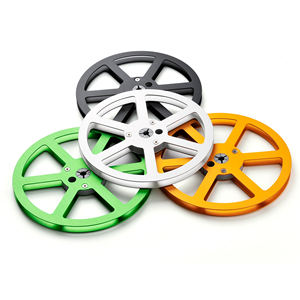 مخصصة 1/4 10 بوصة فارغة الألومنيوم قبض بكرة لبكرة مسجل شرائط التبعي القرص افتتاح بالقطع أجزاء - Product Image 6