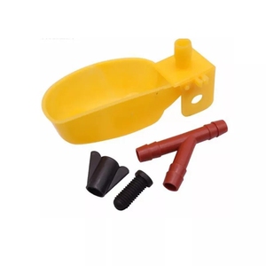 Caille Pigeon Volaille Mangeoires automatiques en plastique et abreuvoir Tasse Abreuvoir pour oiseaux Abreuvoir pour poulet - Product Image 1
