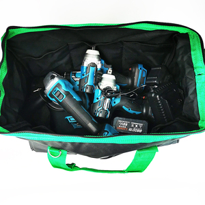 Kit Combinato <span class=keywords><strong>a</strong></span> <span class=keywords><strong>Batteria</strong></span> Multi-in-Uno con <span class=keywords><strong>Avvitatore</strong></span> <span class=keywords><strong>a</strong></span> Impulsi <span class=keywords><strong>18V</strong></span>, Smerigliatrice Angolare Brushless e Chiave Elettrica con 2 Batterie, per Makita - Product Image 4