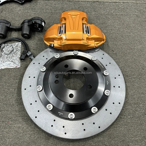 Nuovo Kit Freni in Carbonio-Ceramica 2025, 10 Pistoncini Anteriori, 4 Pistoncini Posteriori, Dischi Elettromeccanici da Corsa per Auto Sportive/Lamborghini/Audi R8/BMW - Product Image 6