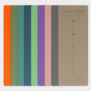 Tapis en suède souple de 5 mm d'épaisseur en caoutchouc PU, certifié BSCI, vente en gros d'usine, pour enfants et femmes, voyage, logo personnalisé, couleur XTYM-001, en vrac, naturel - Product Image 1