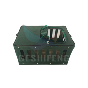 Tuval taşıma ile güvercin ahşap kuşlar papağan güvercinler için katlanır kuş kafesi taşınabilir ulaşım katlanabilir kafes - Product Image 2