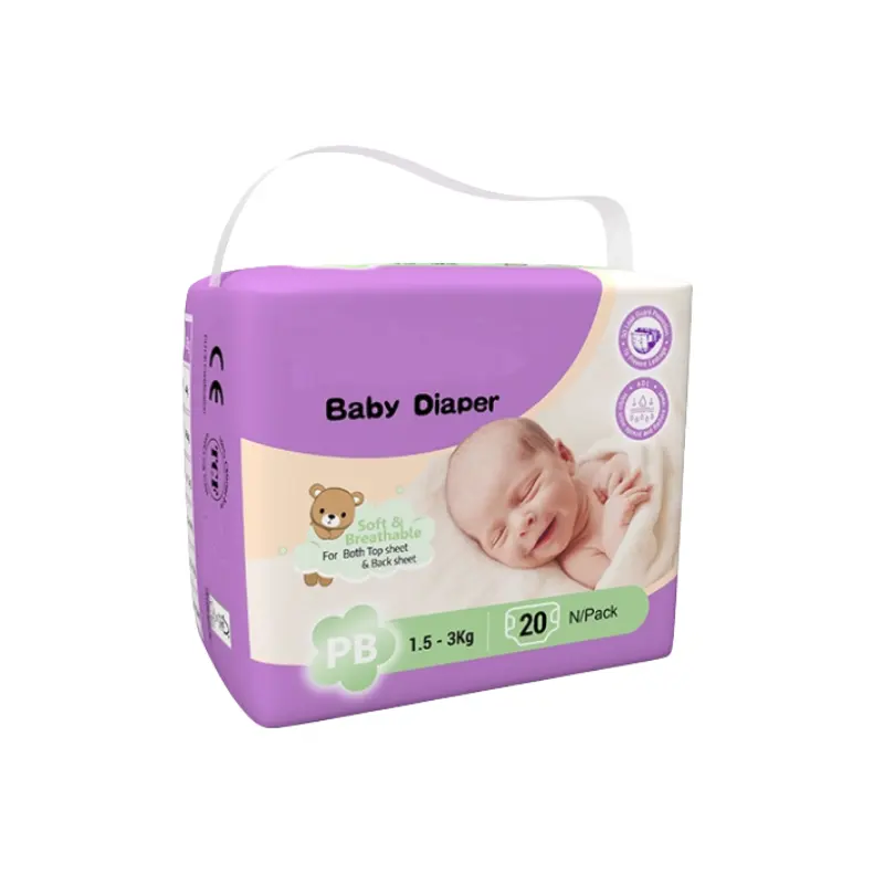 ओईएम फैक्टरी प्रत्यक्ष बिक्री बेबी नैपी मुफ्त बेबी डायपर नमूने सांस लेने योग्य शिशु डायपर थोक बेबी डायपर डिस्पोजेबल 72 पीसी