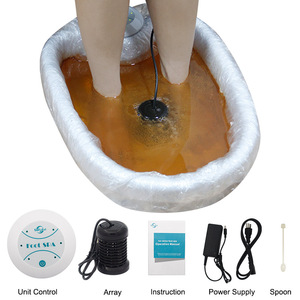 Máquina de Desintoxicación Iónica para Pies, Precio de Fábrica, Tina de Plástico ABS, Eliminación de Metales Pesados, Certificación CE, Voltaje Universal 110/220V - Product Image 3