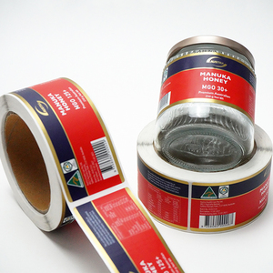 Tùy Chỉnh Không Thấm Nước Hữu Cơ Dầu Đậu Phộng Bơ In Ấn Nhãn Ong Mật Ong Lọ Thủy Tinh Sticker Cho Bao Bì Thực Phẩm - Product Image 3