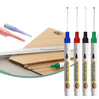 20MM Rouge Bleu Noir Permanent Trou Profond Marquage Stylo Longue Tête En Plastique Matériel Salle De Bains Cross Border Stylo pour Bois Métal