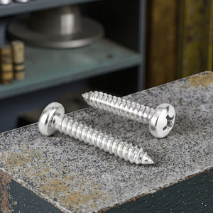 <span class=keywords><strong>TONG</strong></span> GB845 304/316 yassı paslanmaz çelik kafa çinko kaplama kendinden dokunarak vida GB çapraz yarı yuvarlak tırnak ST1-ST6.3 metrik sistem - Product Image 3