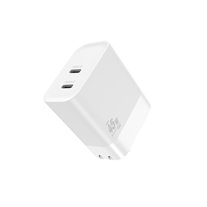 Adaptador de carga rápida de alta potencia GaN, 45W, USB C, PD, 2 puertos, <span class=keywords><strong>cargador</strong></span> portátil para <span class=keywords><strong>Mac</strong></span> book, IPad, teléfono - Product Image 3