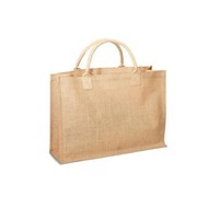 Sac fourre-tout unisexe pour filles, fabriqué en Inde, élégant, imprimé, léger, 100% jute, écologique, poignées renforcées, grande capacité