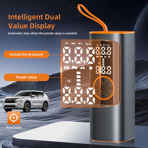 新しいコードレスポータブル自動タイヤポンプデジタルミニカーエアポンプ6000mAh電動インフレータ車用オートバイバイクボールタイヤ - Product Image 6