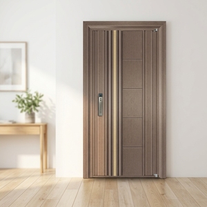 Porte d'entrée de sécurité antivol en aluminium robuste, multi-verrous, étanche, personnalisable pour villas et appartements extérieurs - Product Image 3