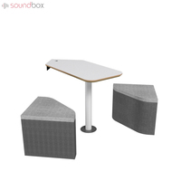 Soundbox Cabine téléphonique portable Silence Bureau Cabine téléphonique acoustique Intérieur Cabine téléphonique à nacelle de travail unique