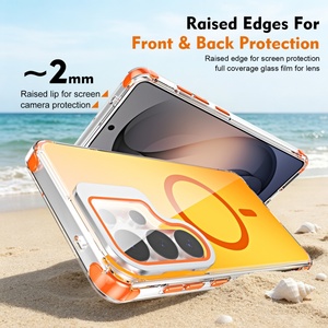 เคสแม่เหล็กไล่เฉดสีแบบด้านคุณภาพสูงสำหรับ Samsung S26 S24 S25 Ultra A57 A36 A37 A56 A17 A26 พร้อมฟิล์มเลนส์และขาตั้ง - Product Image 5