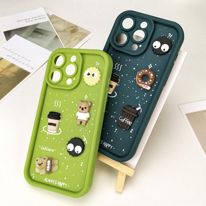 Para iPhone personalizado lindo Diy dibujos animados TPU funda de teléfono para iPhone 13 Pro Max <span class=keywords><strong>Samsung</strong></span> S24 Ultra/Redmi 13C/Xiaomi Poco X6 pro 14 - Product Image 1