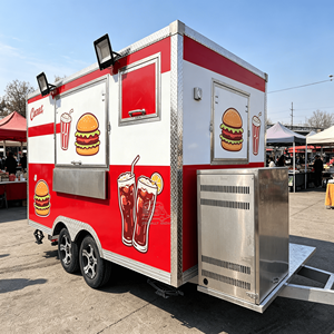 Outdoor Restaurant Juice Concession Trailer Fried Chicken Wings Food Cart Container Food Truck Mobile Beverage Coffee Trailer - Product Image 6