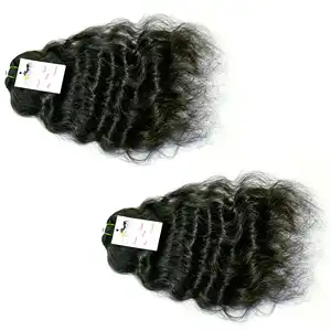 Cabelo remy, extensão de cabelo humano desenhado duplo, weft indiano da virgem, cutícula brasileira alinhada, máquina remy de cabelo wefed, 100%