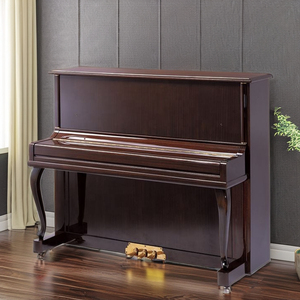 <span class=keywords><strong>Piano</strong></span> droit professionnel en <span class=keywords><strong>acajou</strong></span> avec banc de <span class=keywords><strong>piano</strong></span> vertical - Product Image 1