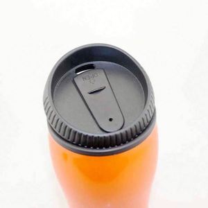 Couvercle de gobelet isotherme en acier inoxydable orange, tasse de voyage à isolation sous vide, isolation thermique de 6 à 12 heures, anti-fuite, écologique, minimaliste - Product Image 4