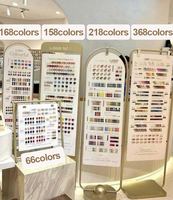 Gel UV non toxique 168 couleurs, ensemble de vernis à ongles effet œil de chat Moonlight avec nuancier et présentoir