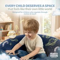 Chaise tournante sensorielle gonflable moderne pour enfants atteints d'autisme et de TDAH améliorant les compétences de coordination corporelle
