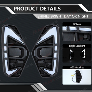 Feux de jour à LED étanches pour voiture, fabriqués en usine, pour Nissan Navara <span class=keywords><strong>Frontier</strong></span> NP300 2020 2021 2022 2024 2025 2026 - Product Image 2