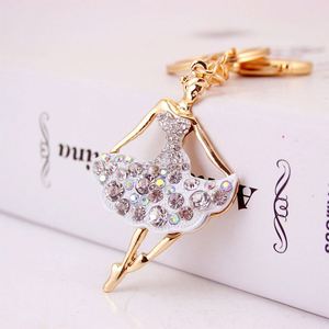 Creative Diamond Inlaid Perfume Bottle <b>Key</b> Chain Bag Pendant Metal <b>Accessories</b> Lips love Ballet Girl Handbag Exquisite <b>Key</b> <b>Ring</b> - Product Image 4
