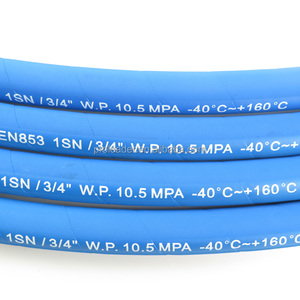 Hot Sale Bendy 580 Psi Multifunktions-NBR Zwei Stahl Synthetischer Gummi Hoch temperatur Hydraulischer Luft kompressor Öl schlauch 2 Zoll - Product Image 4