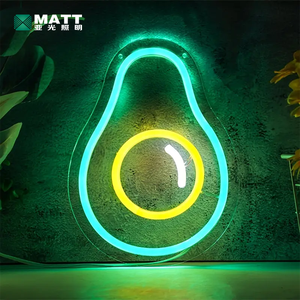 Letrero LED de Neón con Forma de Corazón de Aguacate MATT 2026, Envío Gratis, 3 Años de Garantía, Decoración para Colgar/Montar en la Pared, para Hogar, Dormitorio, <span class=keywords><strong>Restaurante</strong></span>, 50000 - Product Image 1