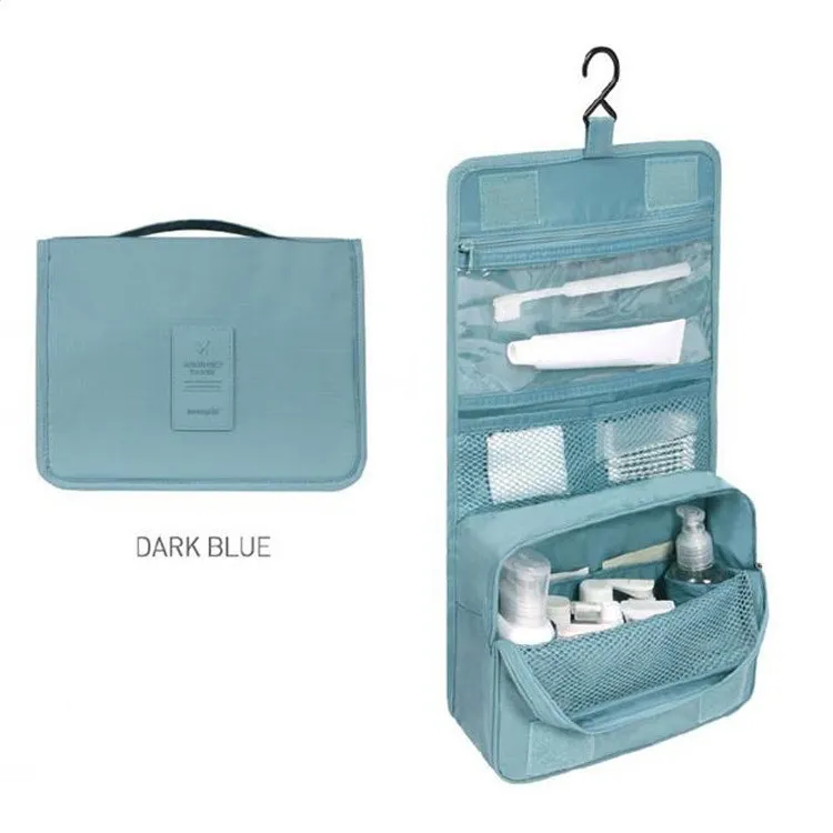 2024 moda appesa grande borsa per il trucco impermeabile da donna borsa cosmetica di bellezza Organizer custodia per Make Up borsa da toilette