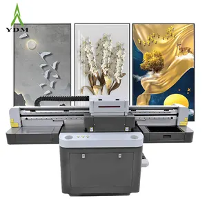 UV-Hybriddrucker-Druckmaschine auf Glas digitale UV-Flatbettdruckermaschine