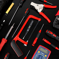 Kit de Herramientas Multifuncional Específico para Electricistas con Multímetro, Herramientas de Mantenimiento de Redes, Juego de Caja de Herramientas de Plástico OEM