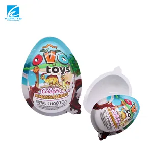 Scatola di imballaggio per alimenti in plastica stampata personalizzata foglio di imballaggio per bolle Joy Egg materiale da imballaggio Candy Chocolate Packaging