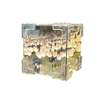 Veilleuse Miroir Magique Créative Tulipe Fleur de Mer Cube Lumineux