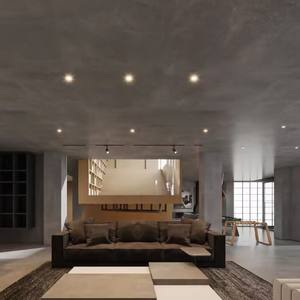 Peinture de ciment acrylique artistique Béton propre Style industriel <span class=keywords><strong>Texture</strong></span> de micro-ciment gris pour les revêtements d'art de mur extérieur intérieur - Product Image 5