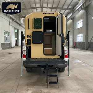 Campeur en aluminium démontable Popup Truck Camper Shell 4x4 Rv Pick Up Slide On Ute Camper Flatbed Truck Campers - Product Image 4