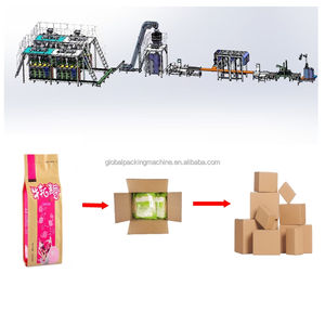 Robot de palettisation industriel à portique pour sacs de 20 kg, cartons et fûts, avec fonction d'étiquetage de palettes - Product Image 1