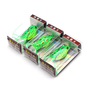 Topwater Bass Pêche Grenouille Leurres Appâts flottants souples pour River Tackle Box Attire Brochet Snakehead <span class=keywords><strong>Dogfish</strong></span> Musky - Product Image 6