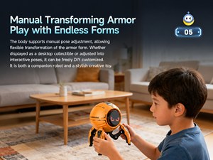 Robot interactif parlant AI mignon pour enfants, compagnon émotionnel, apprentissage précoce, jeu à domicile, Saimi <span class=keywords><strong>Intelligence</strong></span> <span class=keywords><strong>Artificielle</strong></span> - Product Image 4