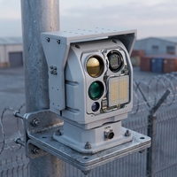 Unidad de Giro e Inclinación SP25, Accesorio de Vigilancia, Módulo PTZ de Doble Sensor, RS485, IP66, para Antena de Radar de Seguridad Exterior, CCTV