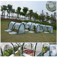 Couverture étanche Portable en fibre de verre, PE, personnalisée, pour l'extérieur, plantes, légumes, Tunnel de jardin, pour serre