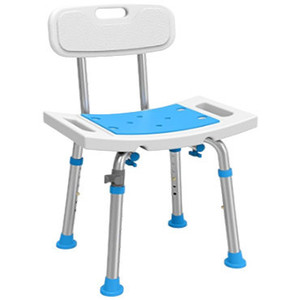 Chaise de douche de réadaptation Fuyou en alliage d'aluminium 17x10,5 pouces, siège antidérapant pour salle de bain pour personnes âgées - Product Image 1