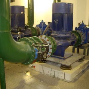 Bomba centrífuga vertical de una etapa y succión simple para circulación de agua caliente a alta presión tipo IHG, bomba para tuberías - Product Image 5