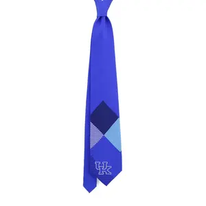 중국 공급 업체 도매 인쇄 맞춤형 넥타이 영국 미국 대학 실크 남자 목 넥타이 맞춤형 학교 넥타이