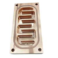 Plaque froide liquide liquide de refroidissement sans corrosion Refroidisseur d'eau en aluminium Refroidisseur d'eau personnalisé pour système de refroidissement CPU