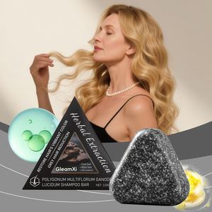 Autocollants personnalisés pour soins capillaires, shampoing solide naturel, savon pour cheveux, antipelliculaire, rend les cheveux lisses et doux - Product Image 4