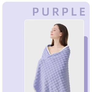 Wholesale Solid Color Microfiber Bath Towel Set Coral Fleece Absorbent Soft Face <b>Wipe</b> Knitted Technics for <b>Travel</b> Use - Product Image 5