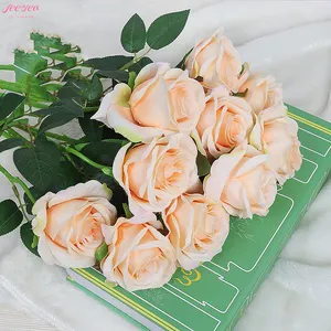2024 novità di prodotti vero tocco di Rose mazzi di fiori sciolti secchi eterni artificiali interni fatti a casa altre decorazioni floreali