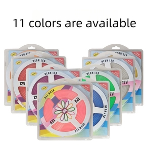 12V RGB <b>Neon</b> <b>Flex</b> LED Strip Light Kit Silicone Waterproof Outdoor Sign Lighting for Advertising Board Home Decor - Product Image 2