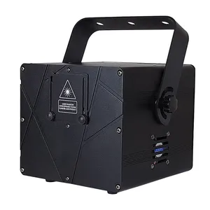 Chất lượng cao 3W 5 W RGB đầy đủ màu sắc DMX DJ 3D hoạt hình ánh sáng laser 5 Watt RGB hoạt hình laser chiếu sáng sân khấu